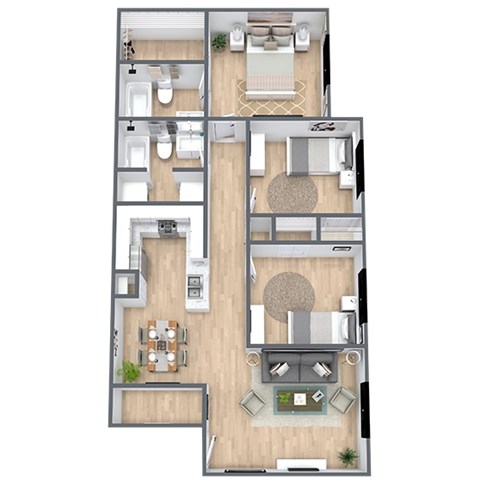 Zen Willow 3x2 Floor Plan